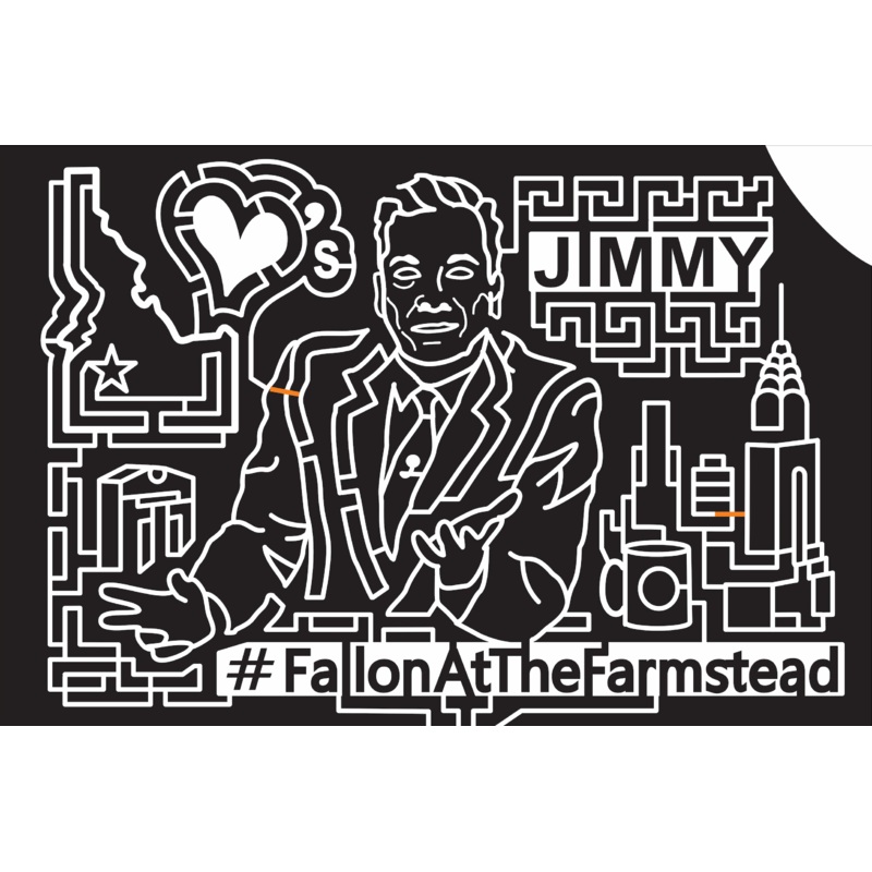 16_ID_Meridian, 2016, Idaho, Jimmy Fallon, Jimmy, heart, state outline, Idaho state, buildings, cup, building, celebrity, star