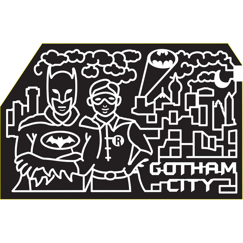 16_OR_Terrebonne, 2016, Oregon,batman, robin, clouds, bat, buildings, gotham city, moon