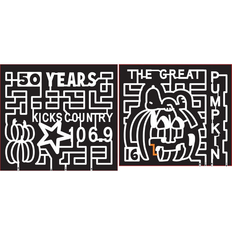16_TN_Sparta, 2016, Tennesse, star, pumpkin, radio logo, 50 years, snoopy, great pumpkin, peanuts