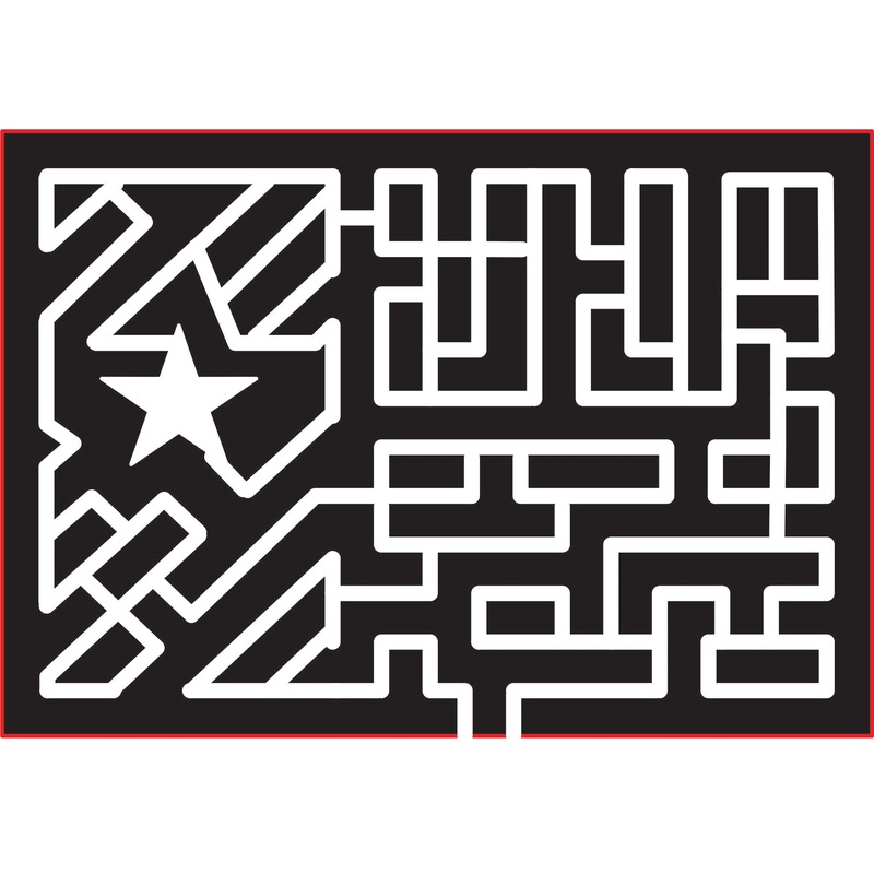 16_TX_Sadler, 2016, Texas, star, labyrinth, texas flag