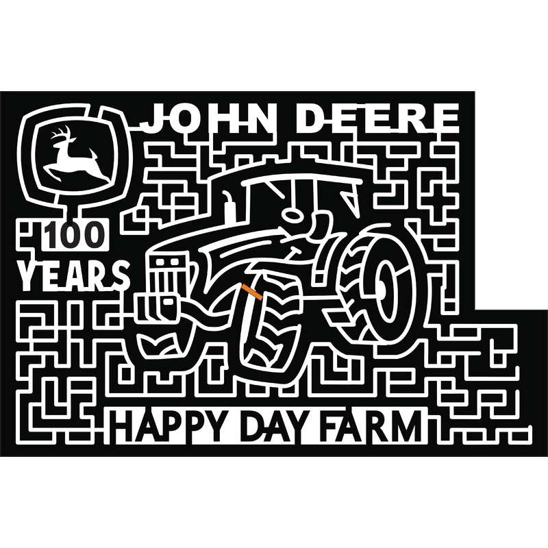18 NJ Manalapan john deere logo  happy day farm tractor 100 years
