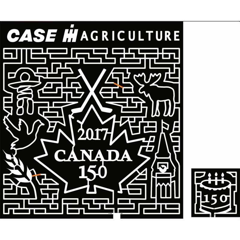 2017 17_ONT_Thamesville, canada leaf, wheat, plant, duck, goose, bird, moose, animal, clock, hockey, cake, birthday cake.jpg