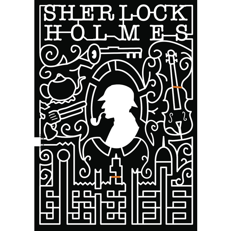 2017 17_OR_Terrebonne, sherlock holmes, teapot, violin, trumpet, key, mistory, fence, castle.jpg
