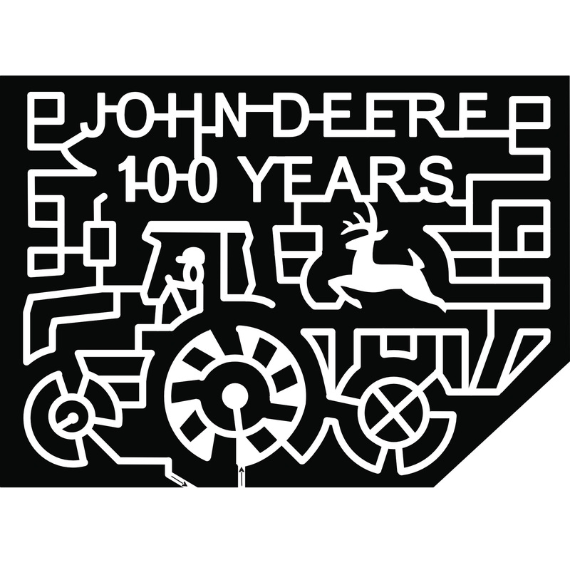 18_CA_Chatsworth john deere 100 years tractor deer wagon wheel