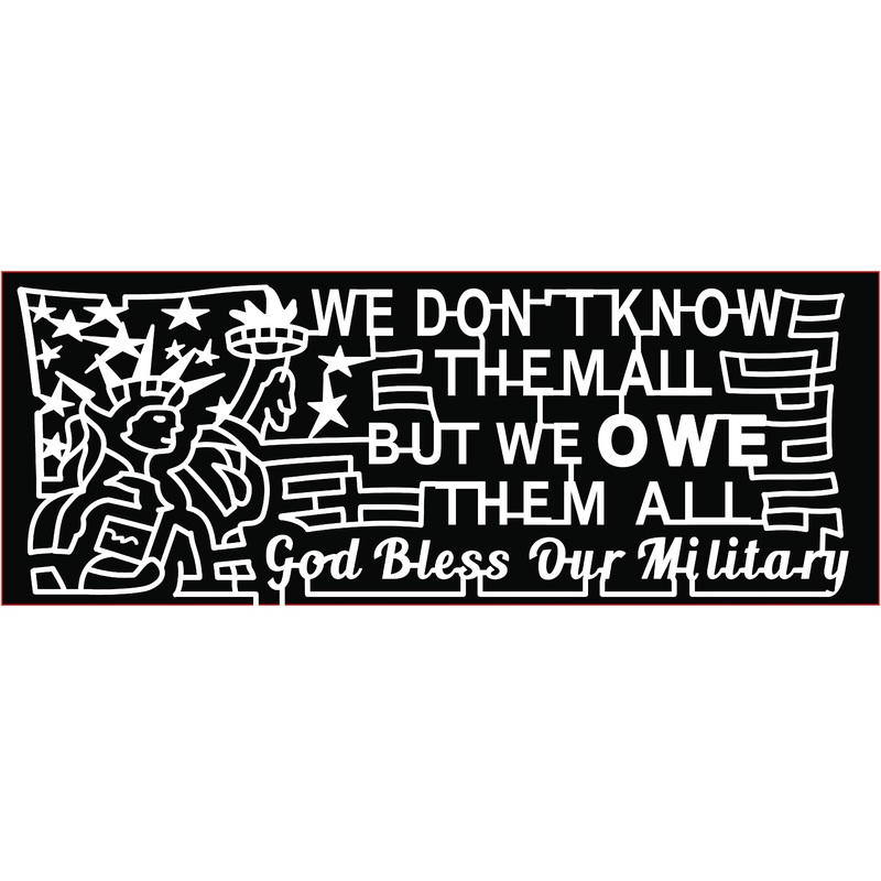 18_CA_Temecula Statue of liberty we don’t know them all but we owe them all God bless our Military flag stars patriotic