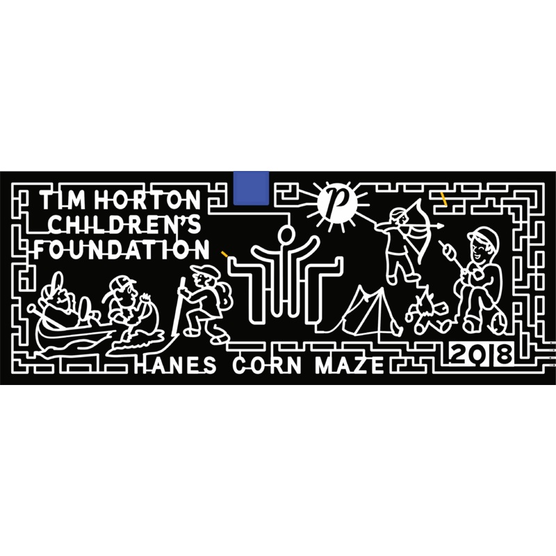 18_Dundas_ONT Tim Horton children’s foundation Hanes corn maze 2018 camping archery hiking canoeing tent bow and arrow camp fire roasting marshmallows sun