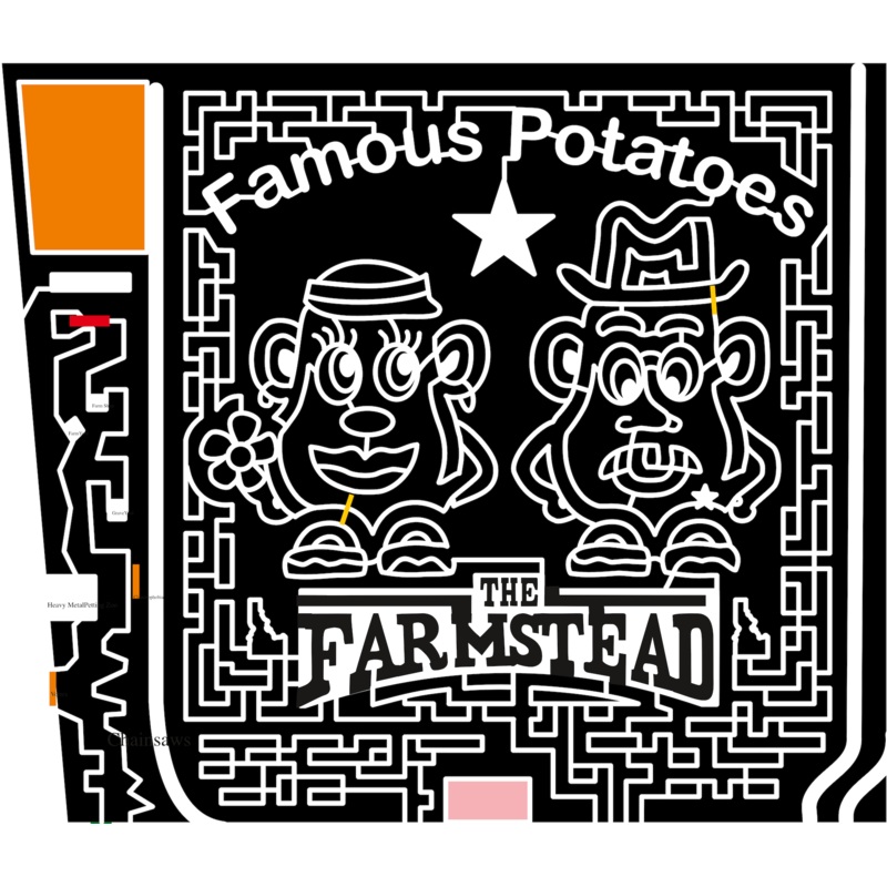 18_ID_Maridian famous potatoes the farmstead mr. and mrs. potato head star flower visor hat