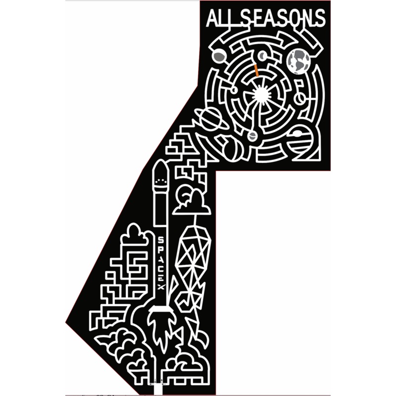 18_IL_Woodstock all seasons spacex spaceship planets sun launch pad earth Jupiter mars saturn