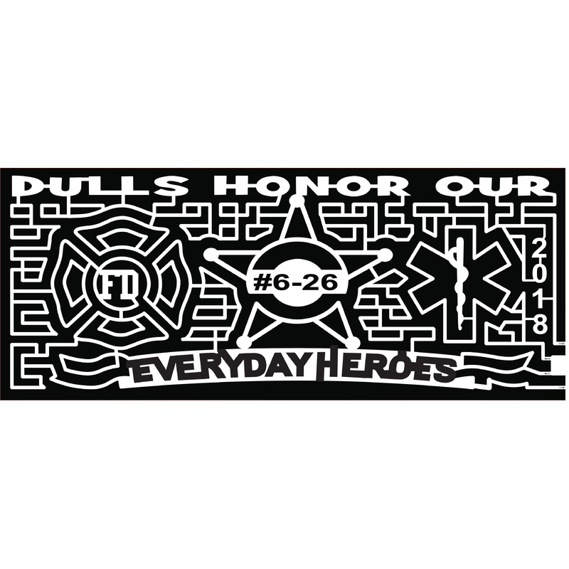 18_IN_Thorntown Dulls Honor our everyday heroes #6-26 2018 Ambulance Fire police department banner ems