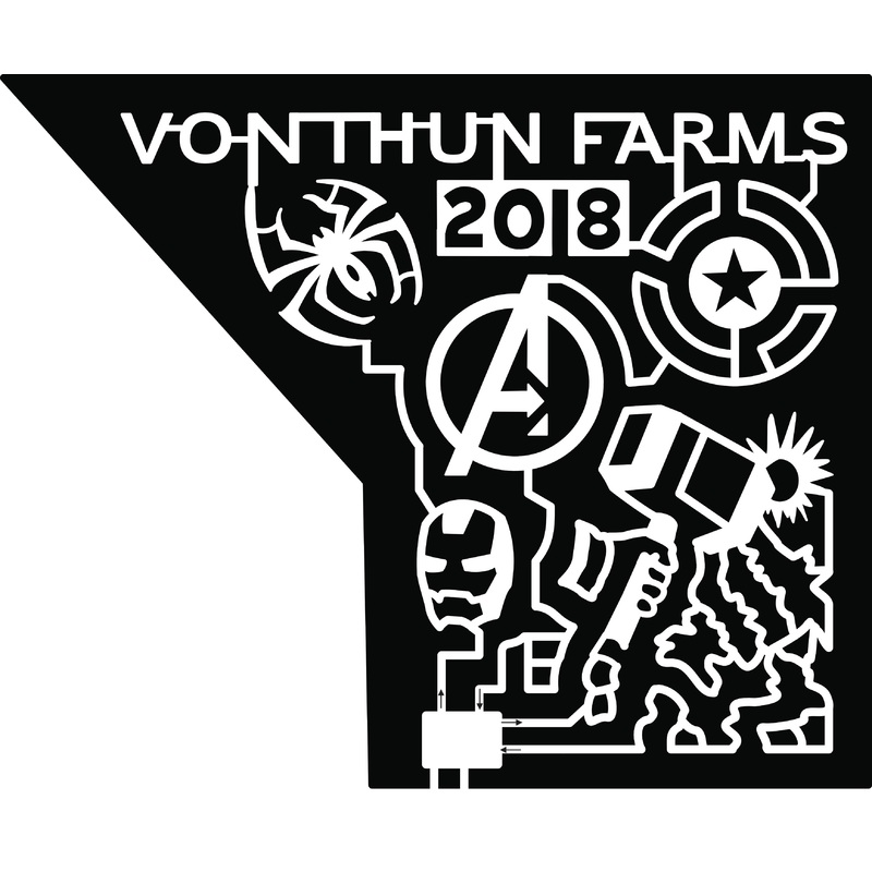 18_NJ_Washington VonThun 2nd Maze avengers captain america iron man batman spiderman vonthun farms hammer