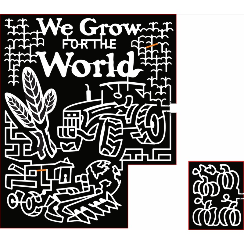 18_ONT_Thamesville we grow for the world corn stalk tractor wheat combine world pumpkin pumpkins