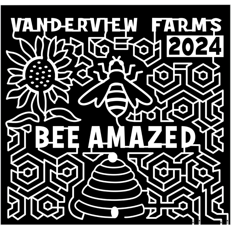 24_ONT_Norwood, Vanderview Farms, Bee Amazed, 2024, Bee, Beehive, Honeycomb, Flower