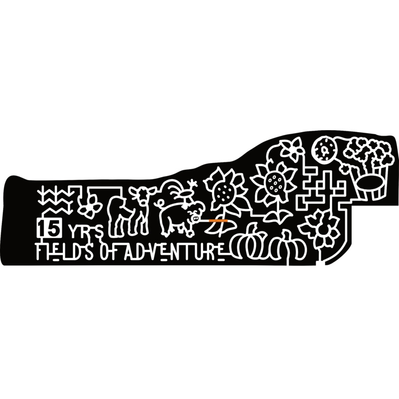 24_PA_Aspers, 15 Yrs, Fields Of Adventure, Cow, Pig, Flowers
