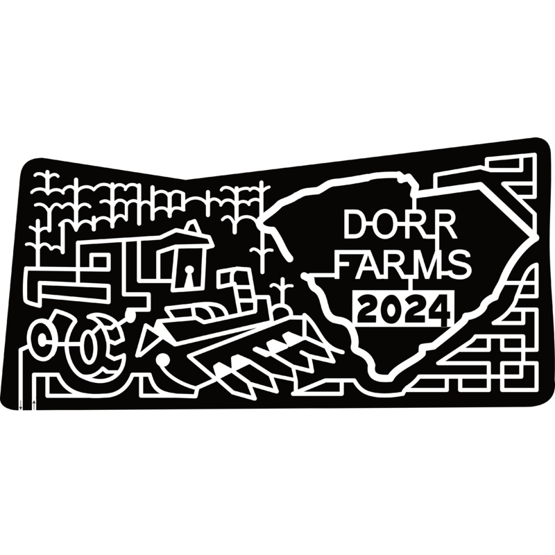 24_SC_Gable, Dorr Farms 2024, Tractor, Swather, Corn, South Carolina