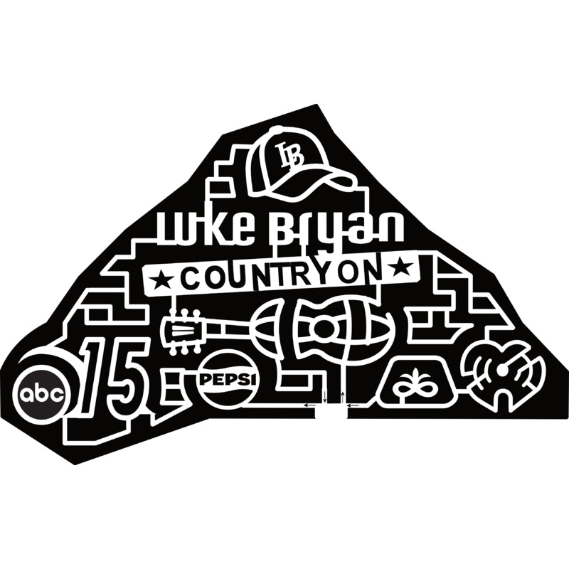 24_SC_Myrtle Beach, Luke Bryan, Country On, ABC 15, Pepsi, Guitar, Logo