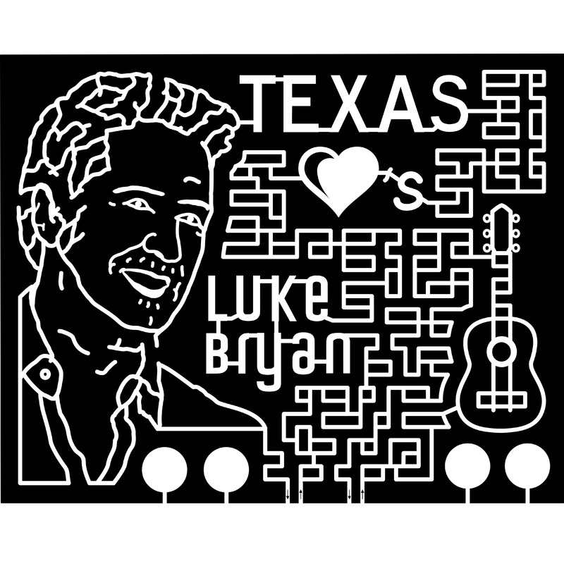 24_TX_Victoria, Texas Hearts Luke Bryan, Guitar, Face, Luke Bryan