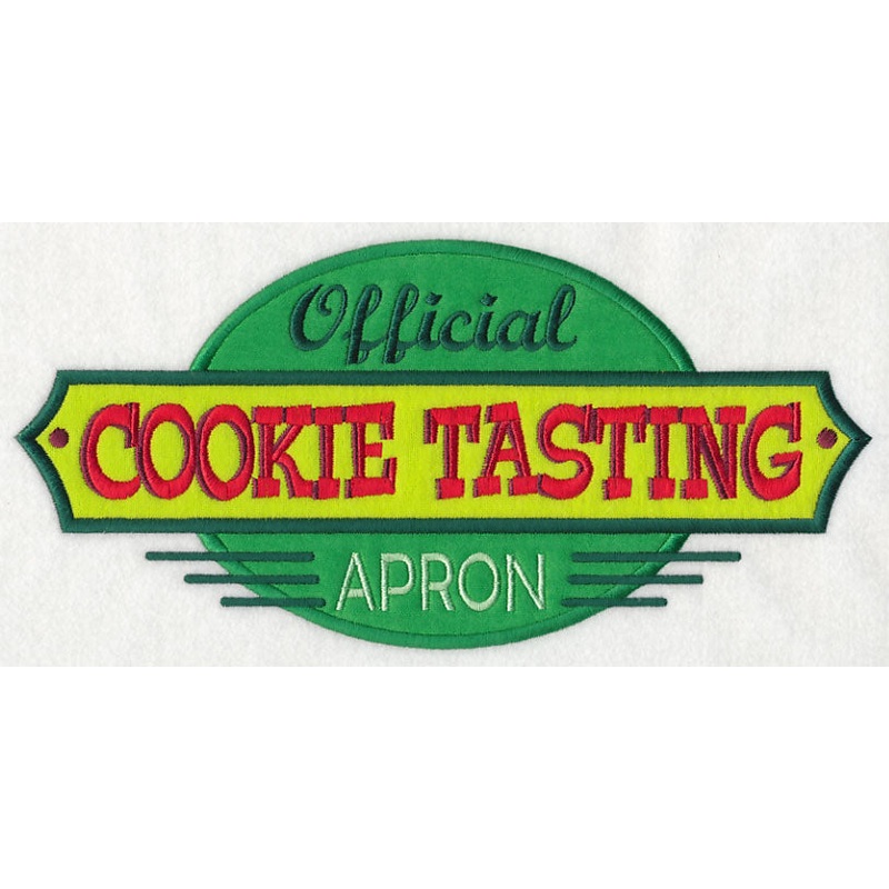Official Cookie Tasting Apron (Applique)