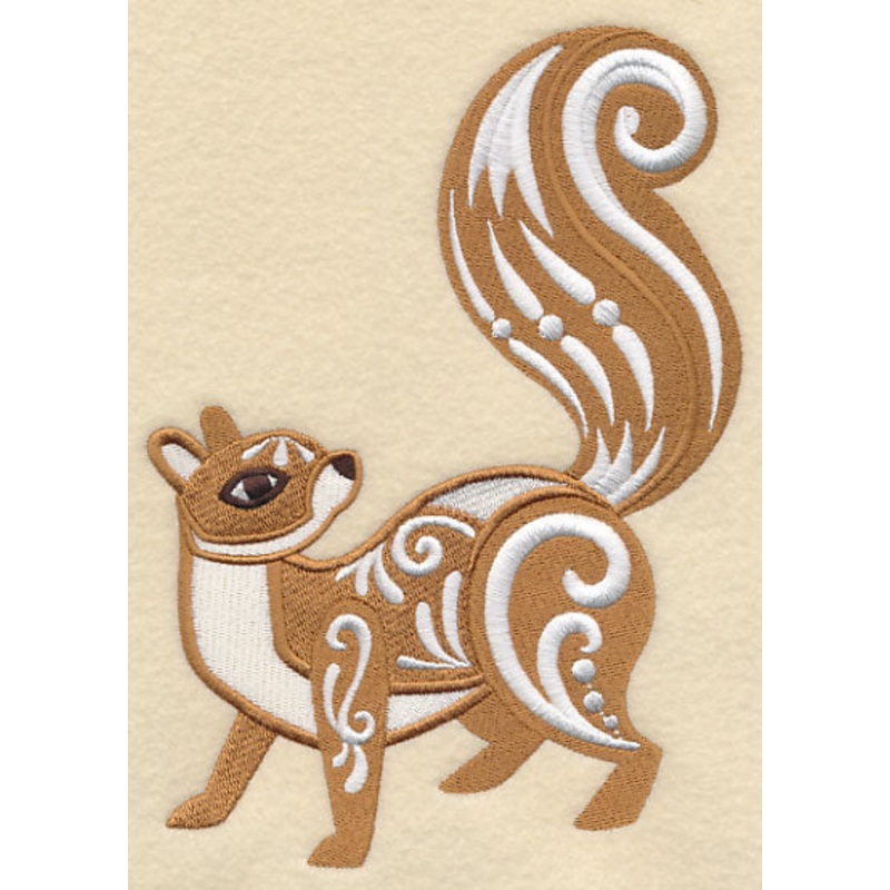 Squirrel with Flourish|7.23″ x 5.28″ / 183.53mm x 134.02mm|6.47″ x 4.73″ / 164.41mm x 120.11mm|3.85″ x 2.81″ / 97.78mm x 71.38mm|All Sizes