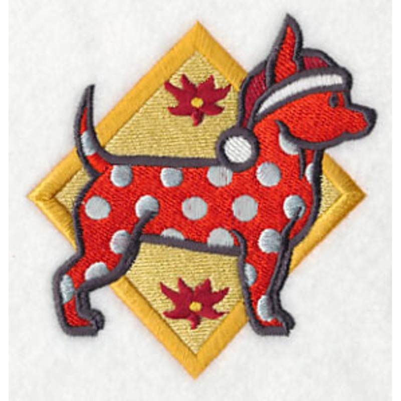 Chihuahua – Polka Dots|3.86″ x 3.71″ / 98.12mm x 94.14mm|2.41″ x 2.32″ / 61.29mm x 58.8mm|All Sizes