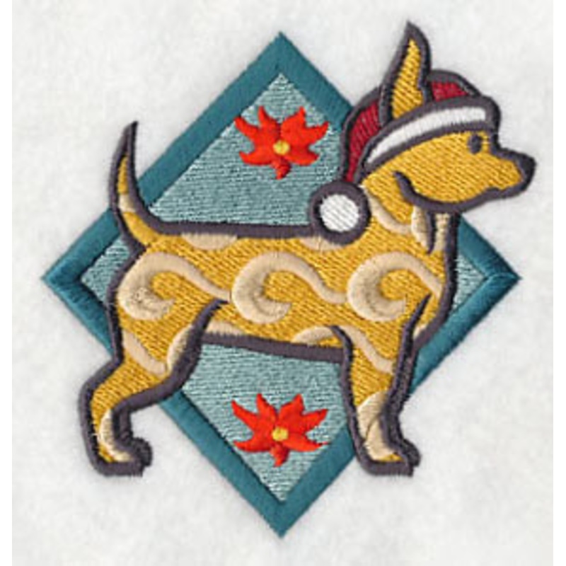 Chihuahua – Swirls|3.86″ x 3.71″ / 98.12mm x 94.14mm|2.41″ x 2.32″ / 61.29mm x 58.8mm|All Sizes