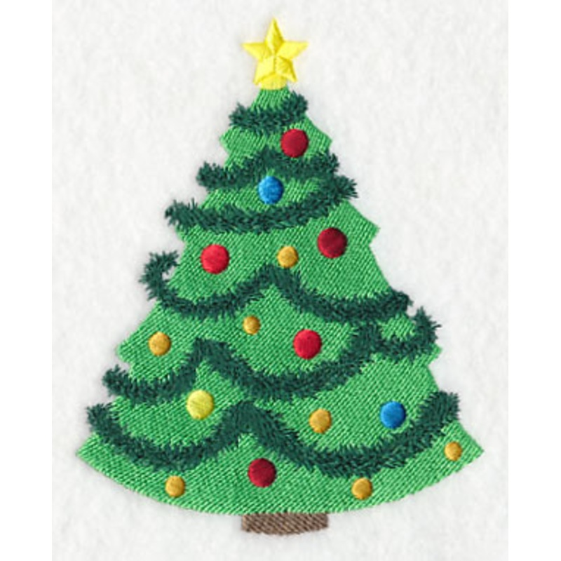 Christmas Tree with Garland|4.91″ x 3.95″ / 124.68mm x 100.26mm|2.46″ x 1.96″ / 62.36mm x 49.89mm|All Sizes