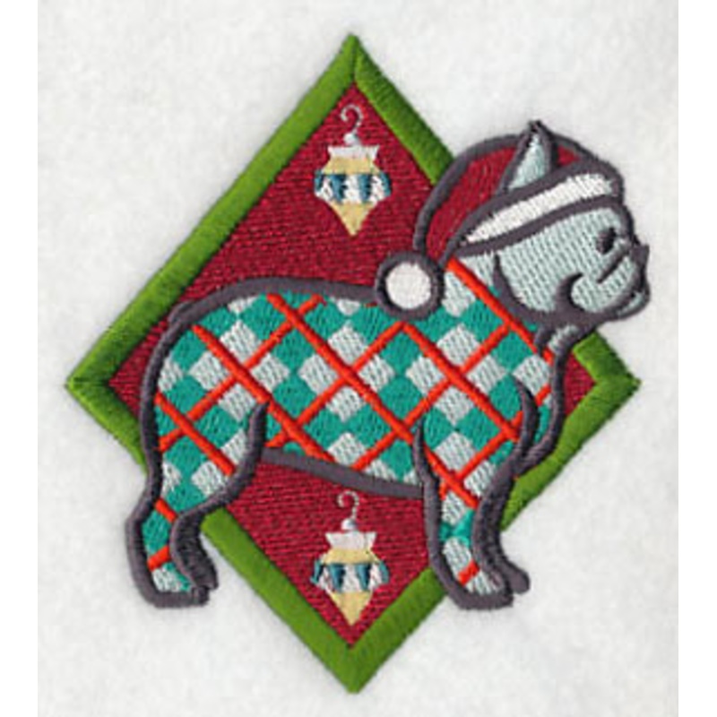 French Bulldog – Argyle|4.19″ x 3.67″ / 106.52mm x 93.29mm|2.62″ x 2.3″ / 66.56mm x 58.35mm|All Sizes