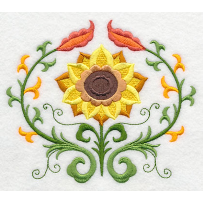 Suzani Fall Sunflower|4.71″ x 5.51″ / 119.63mm x 139.95mm|3.3″ x 3.86″ / 83.82mm x 98.04mm|All Sizes