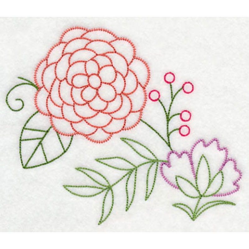 Autumn Flowers and Berries (Vintage)