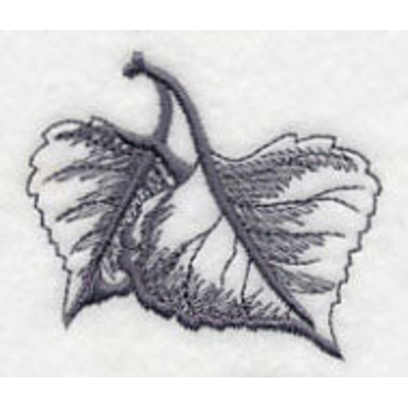 Cottonwood Leaf|2″ x 2.3″ / 50.69mm x 58.42mm|1.41″ x 1.62″ / 35.79mm x 41.13mm|All Sizes