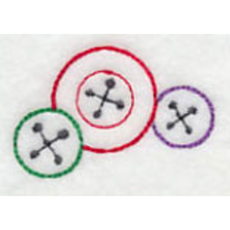 Crafty Button Trio (Vintage)|1.24″ x 1.9″ / 31.46mm x 48.22mm|0.88″ x 1.34″ / 22.27mm x 34.06mm|All Sizes