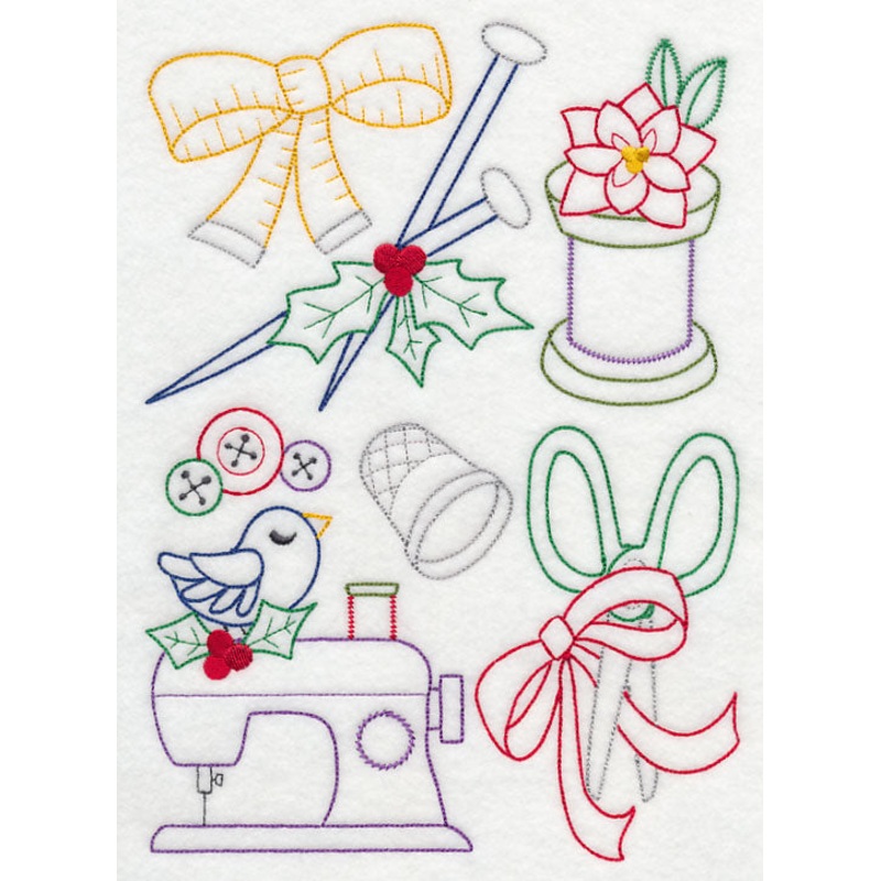 Crafty Christmas Collage (Vintage)