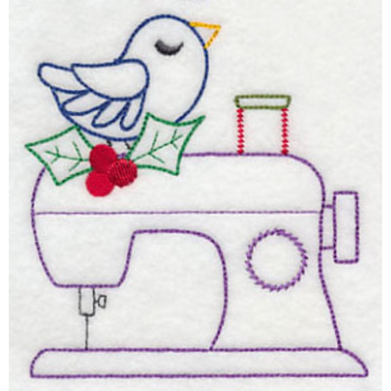 Crafty Christmas Sewing Machine (Vintage)