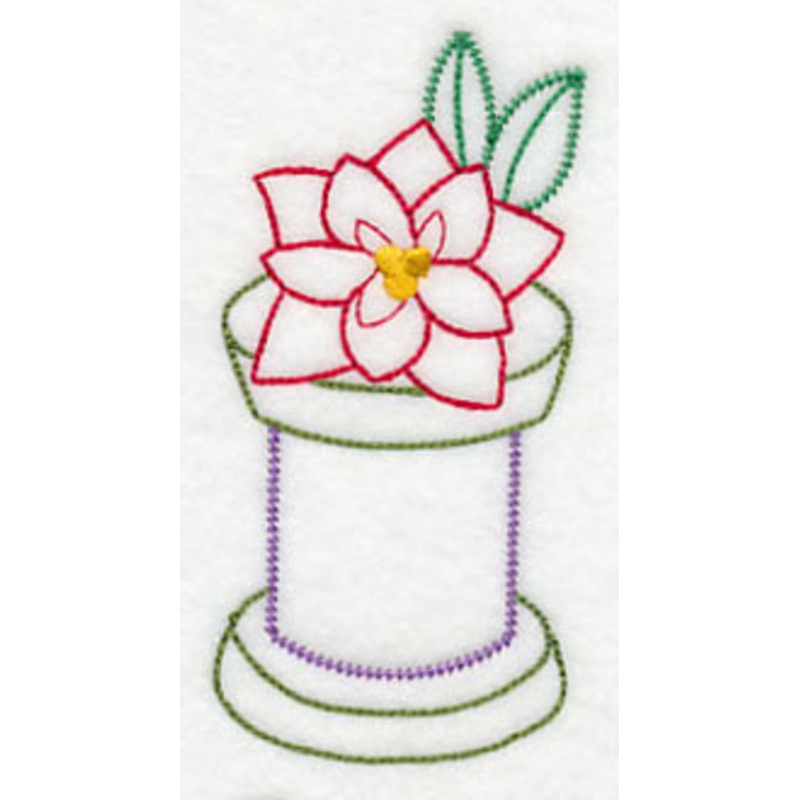 Crafty Christmas Spool of Thread (Vintage)