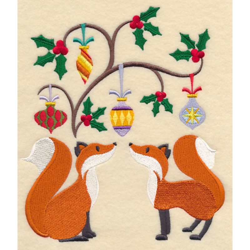 Deck the Halls with Christmas Foxes
