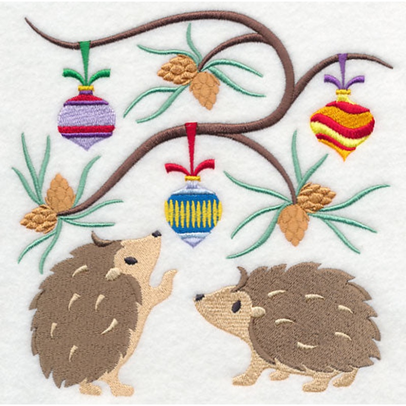 Deck the Halls with Christmas Hedgehogs