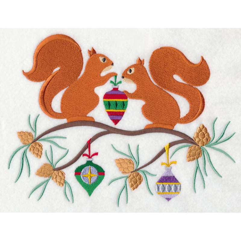 Deck the Halls with Christmas Squirrels