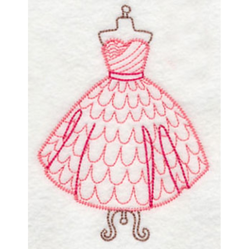 Fairy Tale Dress (Vintage)|4.57″ x 3.37″ / 116.19mm x 85.66mm|3.2″ x 2.37″ / 81.39mm x 60.07mm|All Sizes