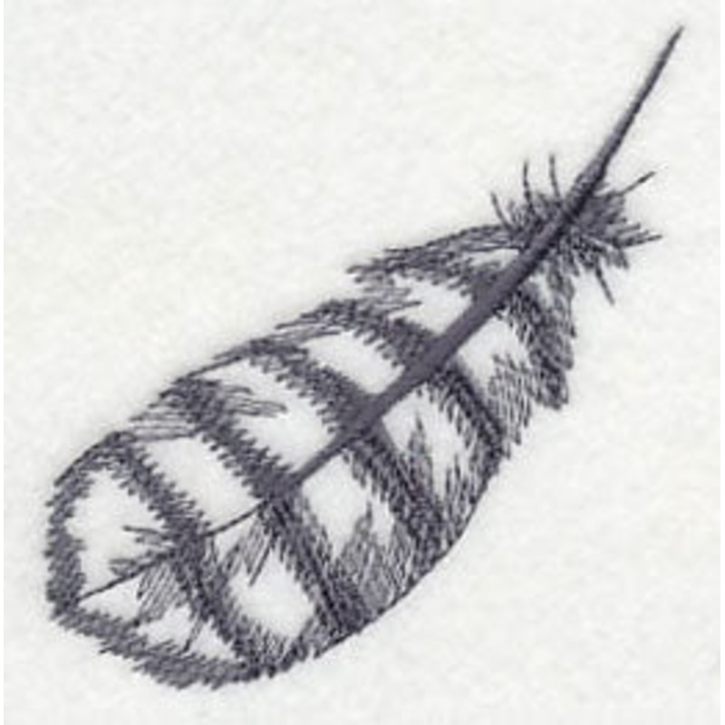 Feather – Great Horned Owl|3.24″ x 3.36″ / 82.35mm x 85.39mm|2.27″ x 2.37″ / 57.74mm x 60.11mm|All Sizes