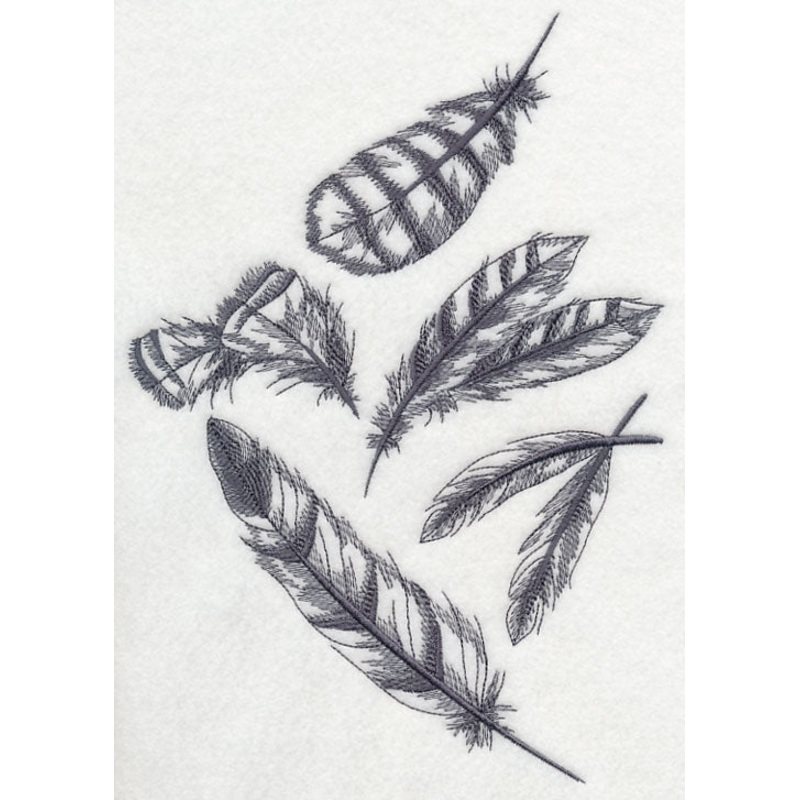 Feather Medley|9.79″ x 6.9″ / 248.59mm x 175.25mm|7.78″ x 5.52″ / 197.61mm x 140.12mm|6.85″ x 4.83″ / 173.99mm x 122.75mm|All Sizes