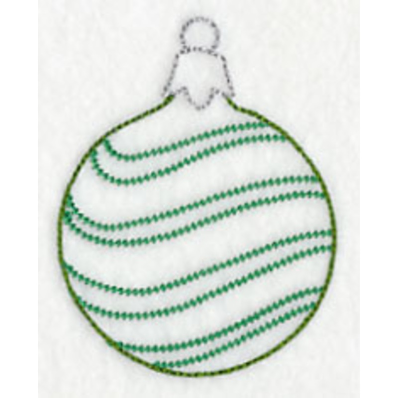 Very Merry Christmas Ornament 1 (Vintage)