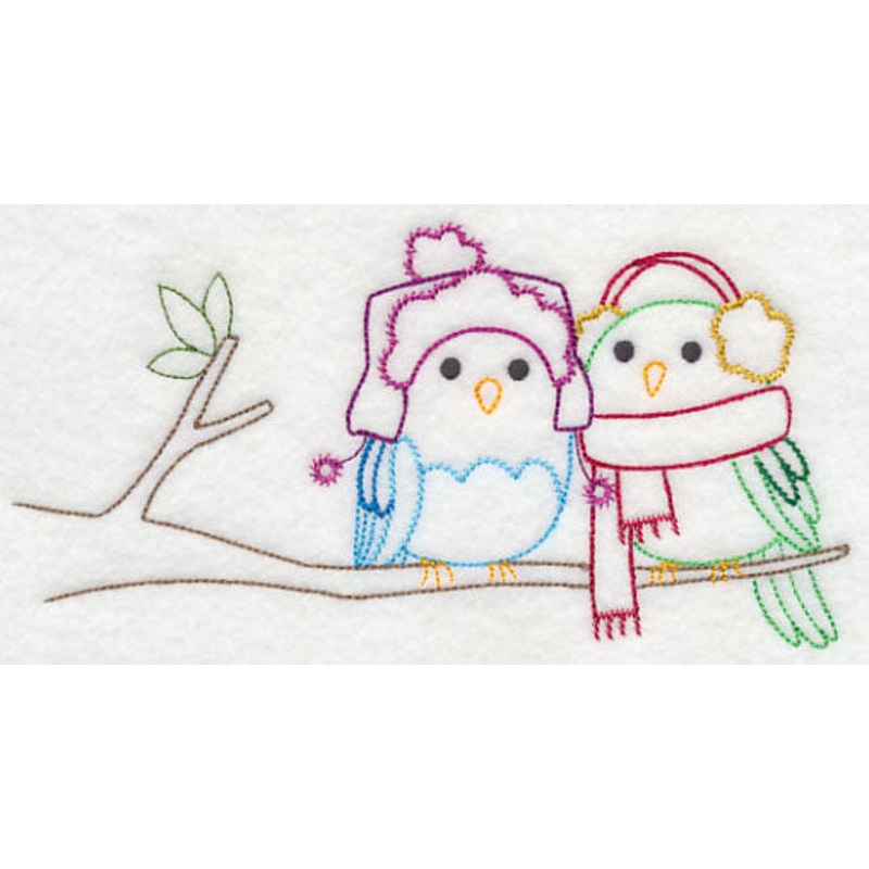 Weathering the Winter Birds 3 (Vintage)