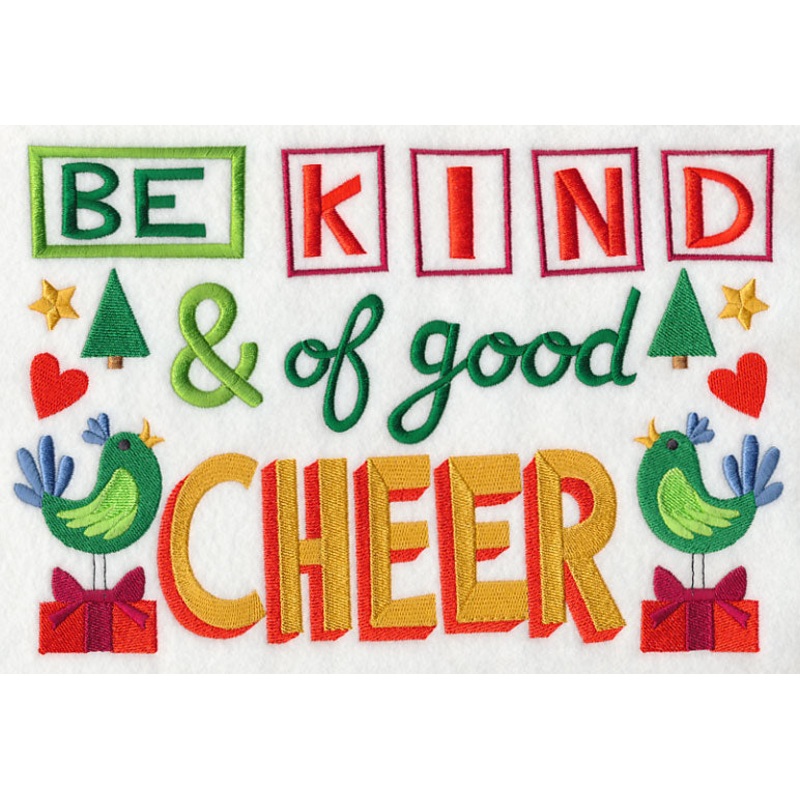 Be Kind and of Good Cheer|6.9″ x 10.42″ / 175.23mm x 264.57mm|5.86″ x 8.84″ / 148.81mm x 224.65mm|5.17″ x 7.8″ / 131.25mm x 198.11mm|4.54″ x 6.85″ / 115.35mm x 174.08mm|All Sizes