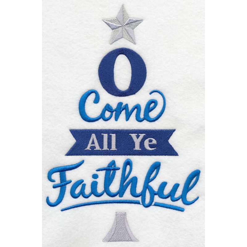 Come All Ye Faithful Christmas Tree