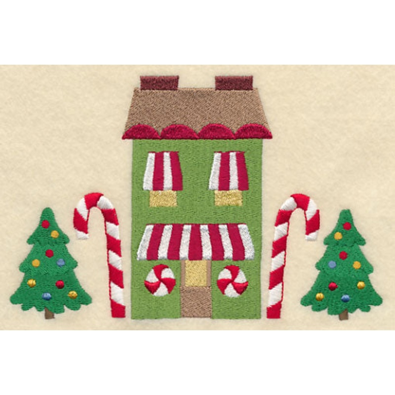 Cozy Christmas Village Candy Shop