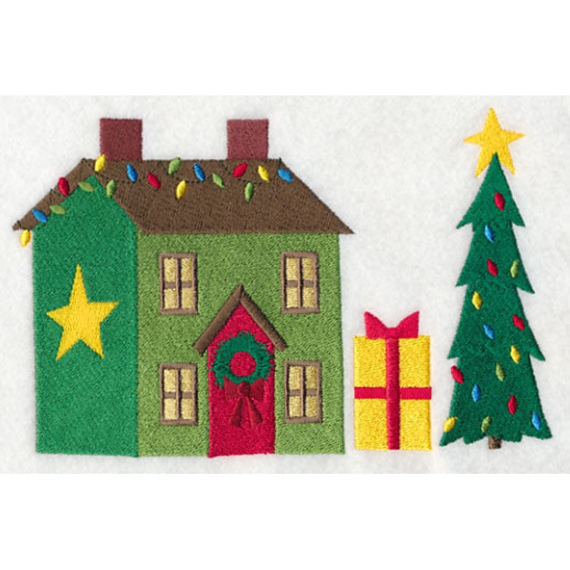 Cozy Christmas Village Santa’s House