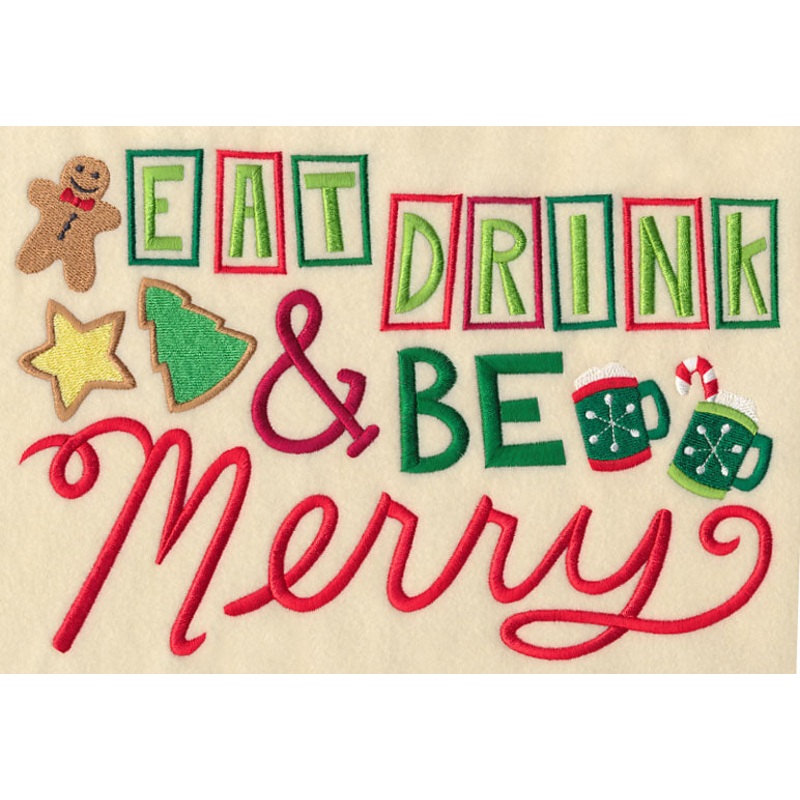 Eat Drink and Be Merry|6.91″ x 10.39″ / 175.55mm x 263.99mm|5.86″ x 8.81″ / 148.88mm x 223.84mm|5.18″ x 7.79″ / 131.63mm x 197.92mm|4.56″ x 6.86″ / 115.9mm x 174.22mm|All Sizes