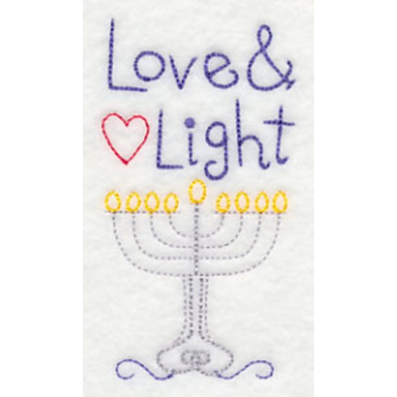Love and Light Menorah (Vintage)