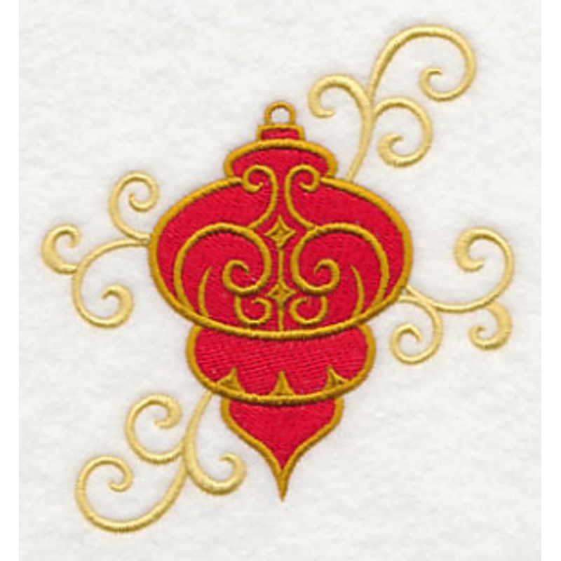 Antique Ornament in Filigree|3.89″ x 3.68″ / 98.89mm x 93.46mm