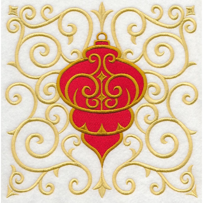 Antique Ornament in Filigree Square