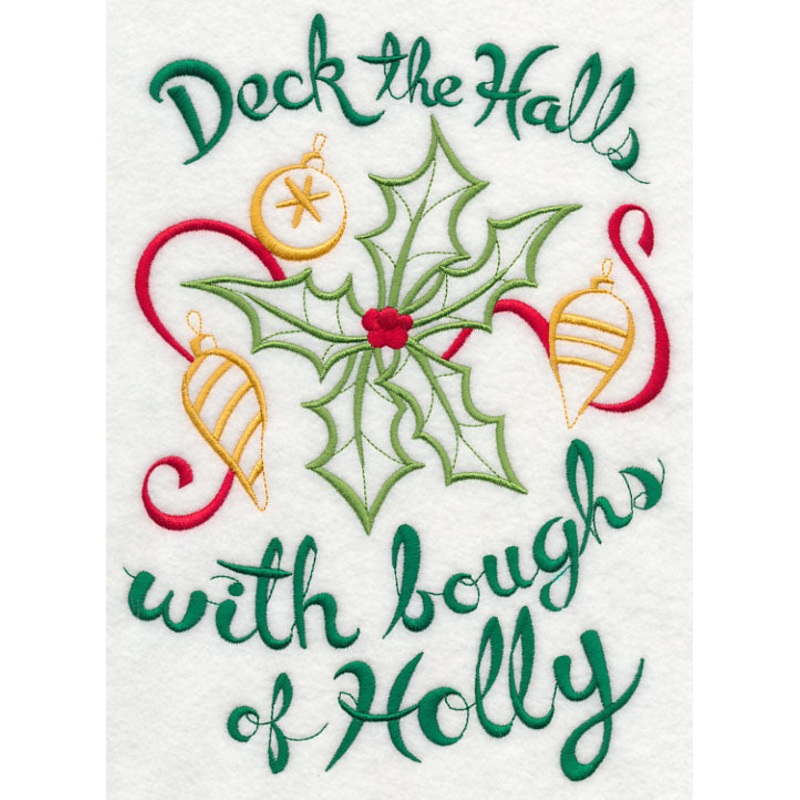 Boughs of Holly Medley|9.6″ x 6.91″ / 243.87mm x 175.42mm|7.8″ x 5.61″ / 198.19mm x 142.58mm|6.71″ x 4.83″ / 170.42mm x 122.62mm|All Sizes